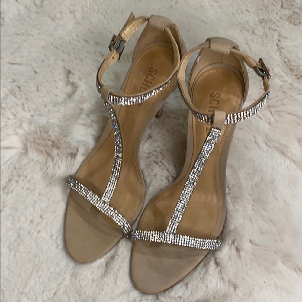 NWT SCHUTZ Bellini T-Strap High Heel Sandal